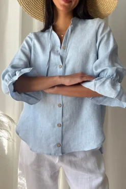 Ellitia pellavapaita, oxford blue