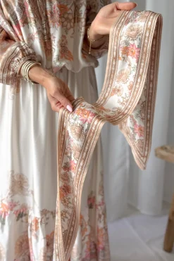 Eloise huivi, magic villa beige