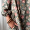 Emilia puuvillamekko, camo cottage floral
