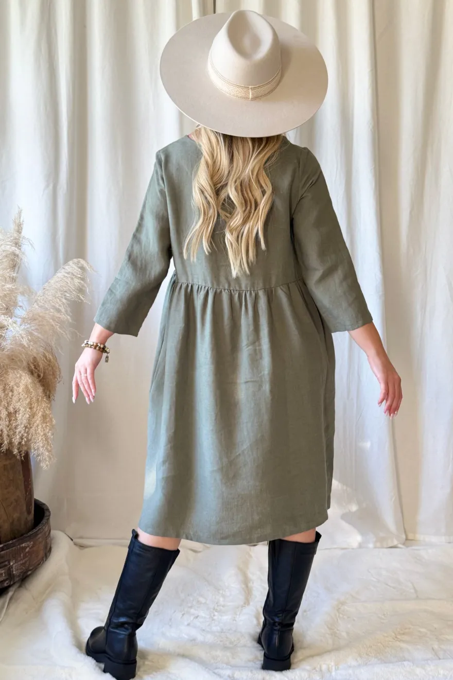 Emma pellavamekko, camo