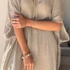 Esme mesh pellavakaftaani, cashmere