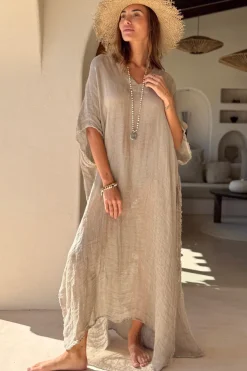 Esme mesh pellavakaftaani, cashmere