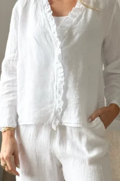Essie pellavapaita, valkoinen