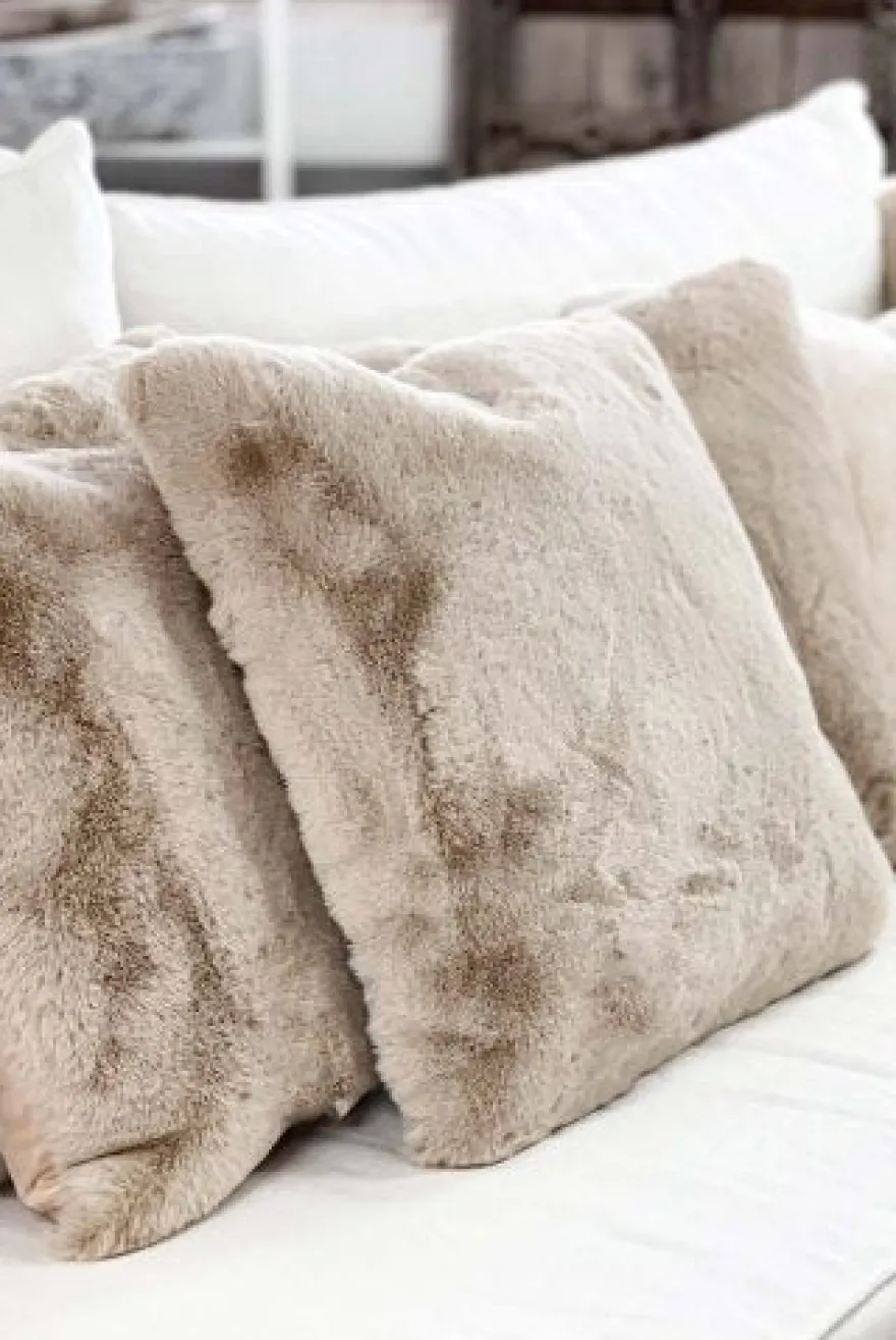 Fluffy karvatyyny, beige