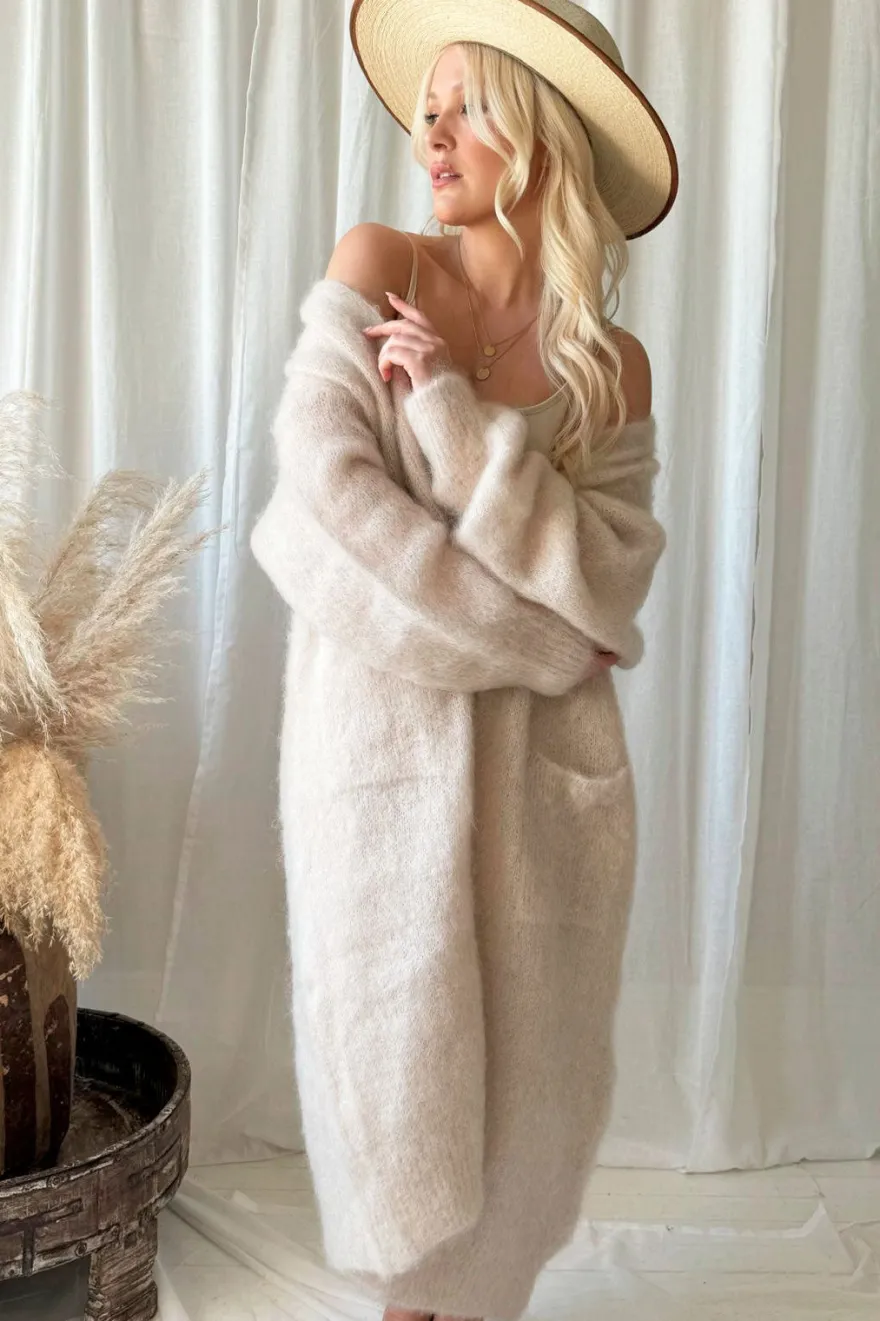 Forever in Love neuletakki, beige
