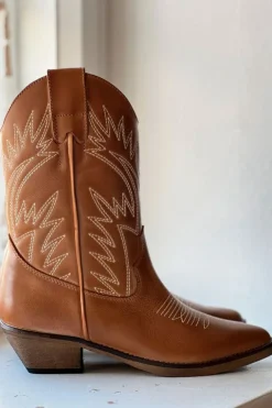 Frances bootsit, dark tan
