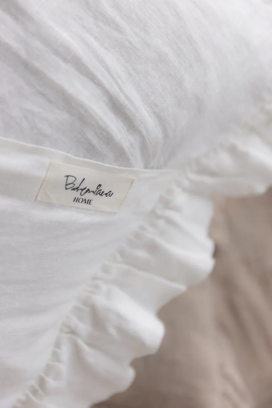 Frill pellavatyynyliina, cashmere