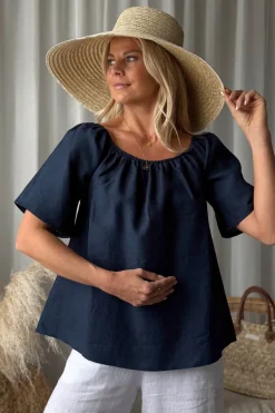 Galilea pellavapaita, navy
