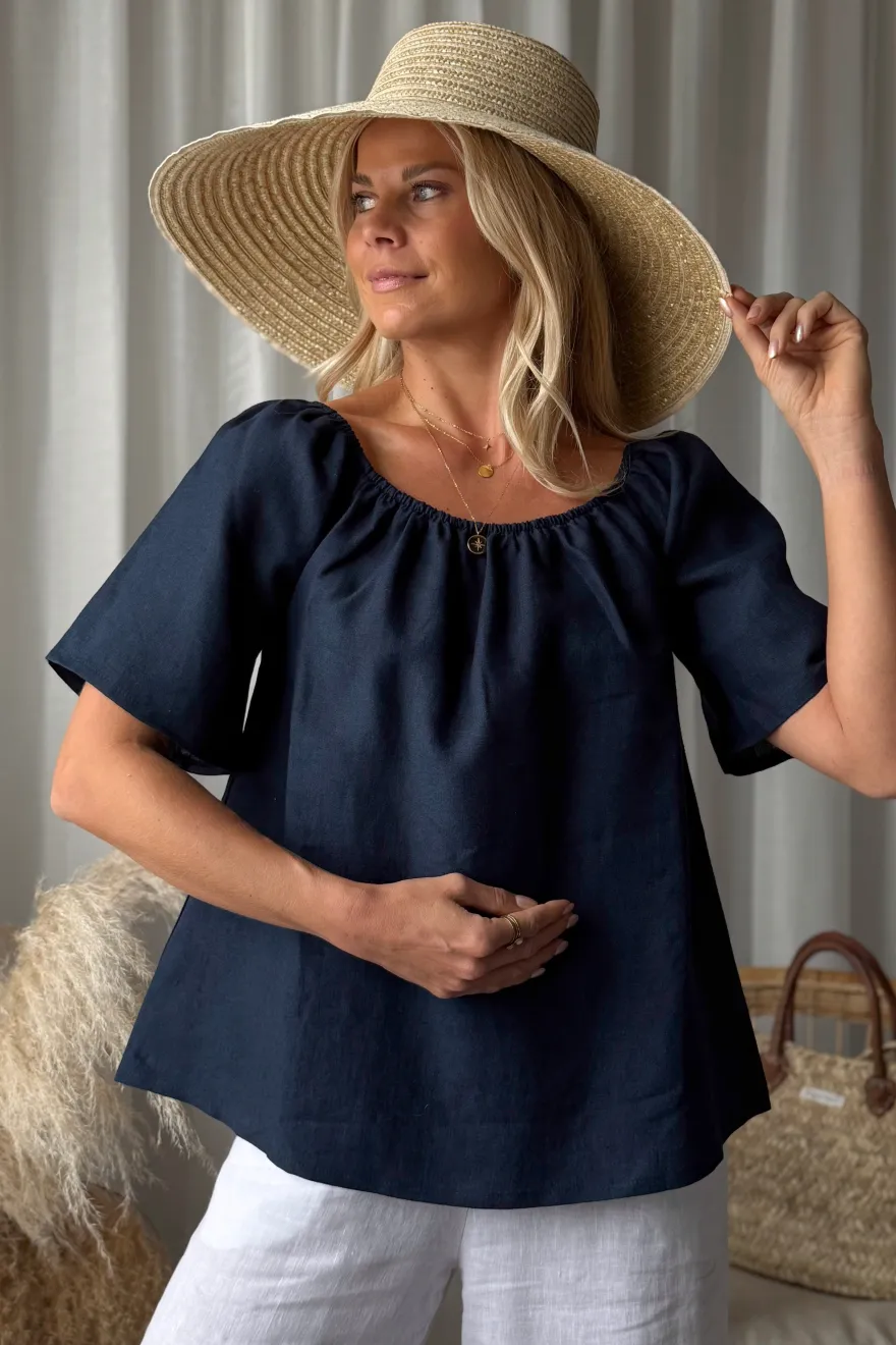 Galilea pellavapaita, navy