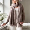 Gentleness mohairneuletakki, taupe
