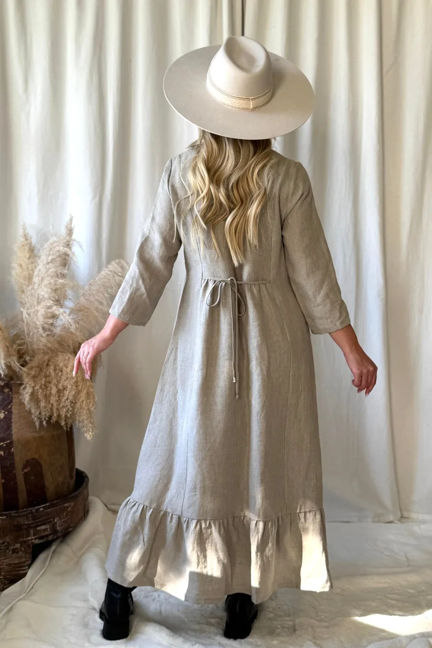 Grace pellavamekko, natural