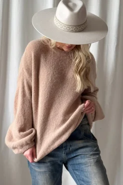 Gretta alpakkaneule, beige
