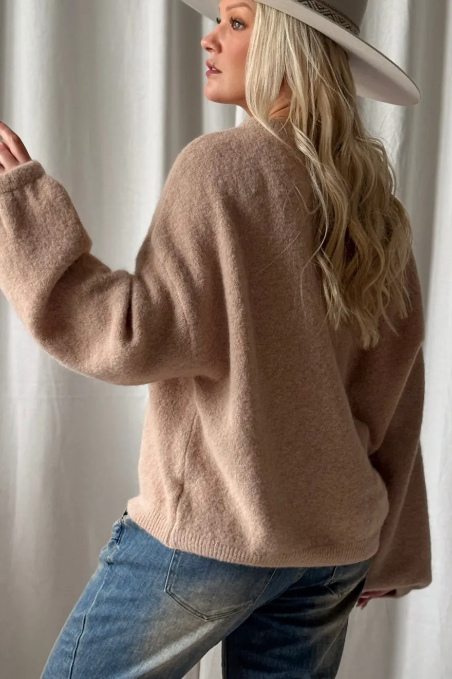 Gretta alpakkaneule, beige