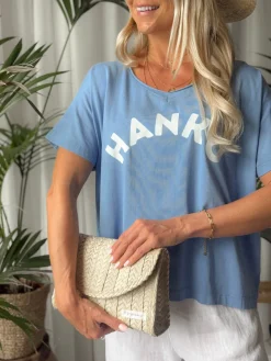 Hanko t-paita, sininen