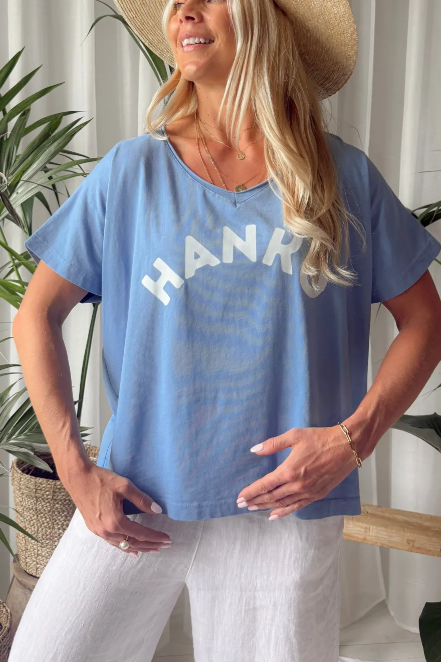 Hanko t-paita, sininen