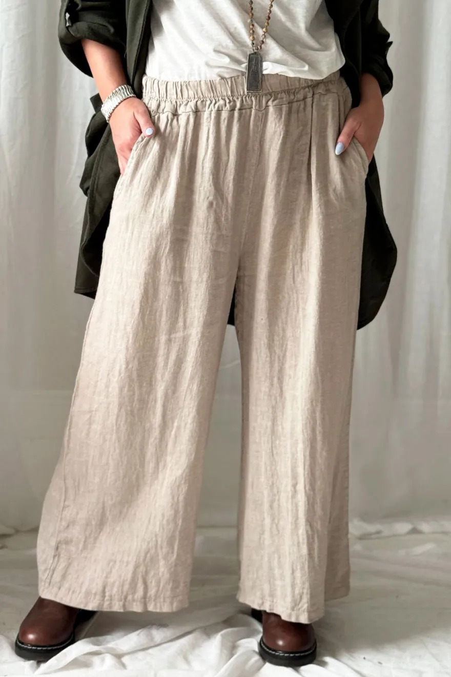 Havana pellavahousut, cashmere