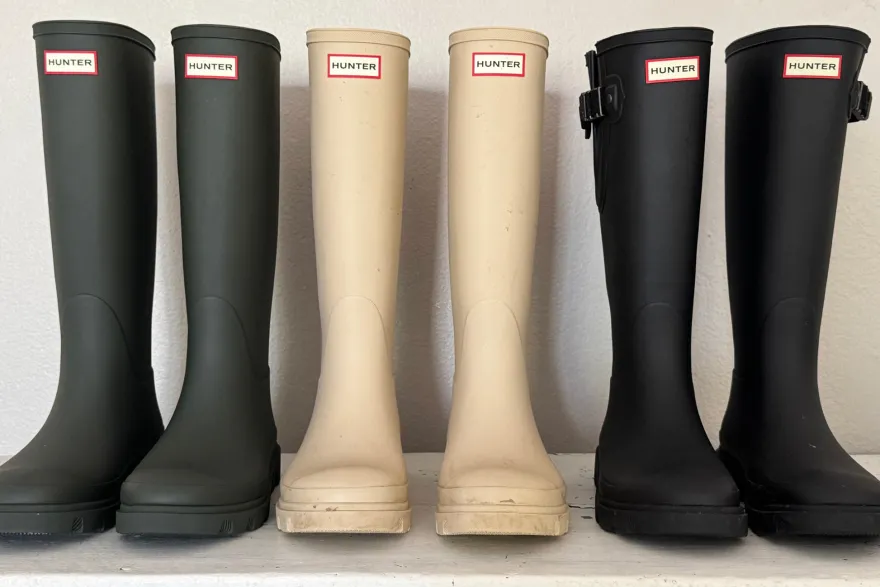 Hunter adjustable downpour kumisaappaat, musta