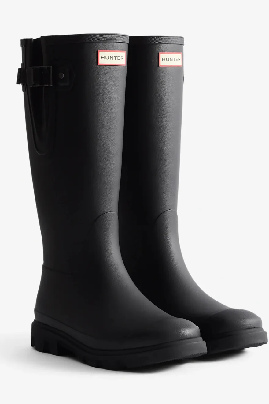 Hunter adjustable downpour kumisaappaat, musta