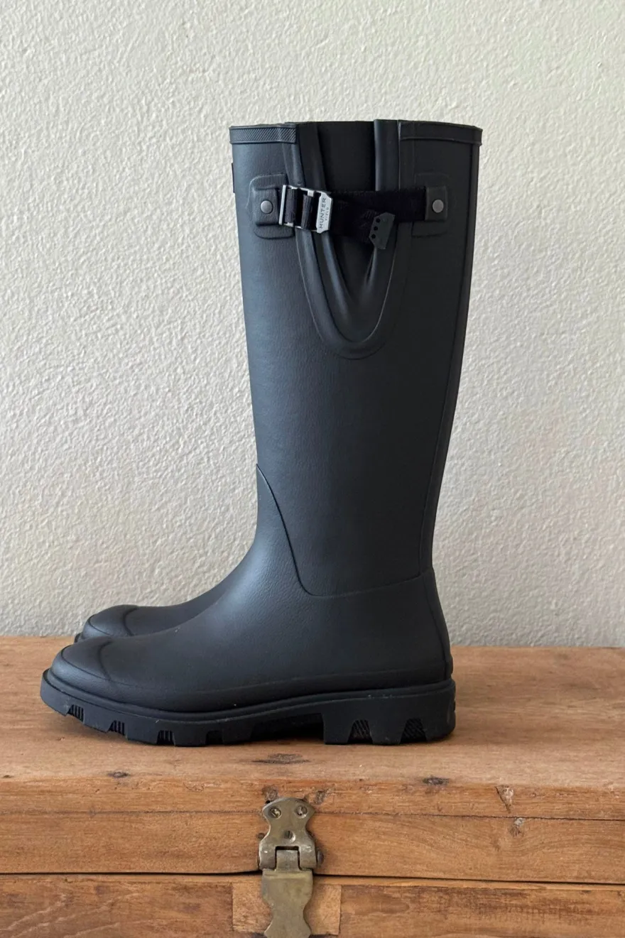 Hunter adjustable downpour kumisaappaat, musta