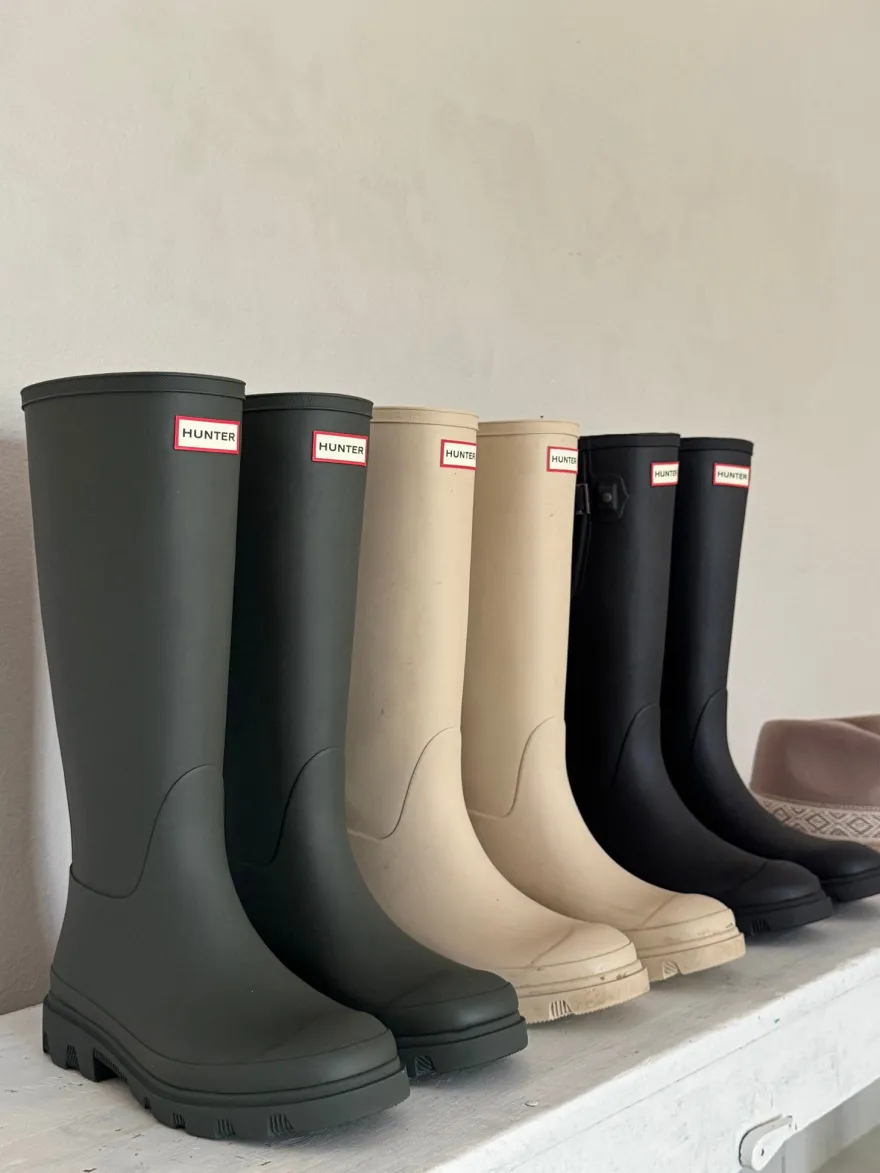 Hunter unisex downpour kumisaappaat, tumma oliivi