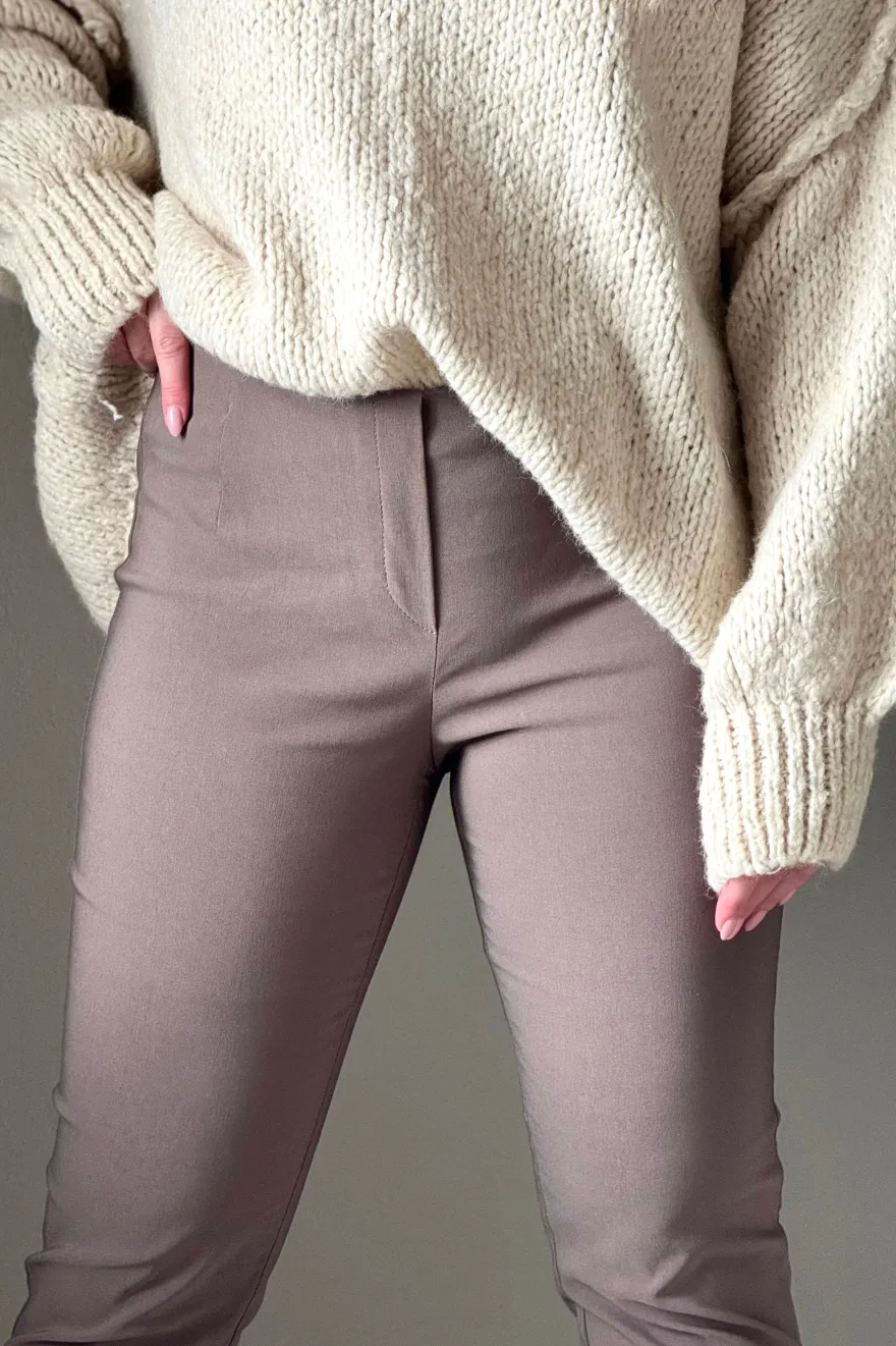 Ina Stretch housut, taupe