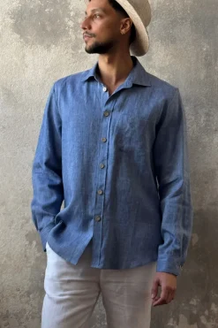 John pellavapaita, denim blue