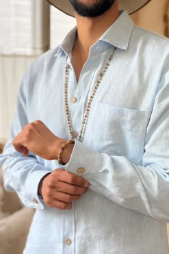 John pellavapaita, oxford blue