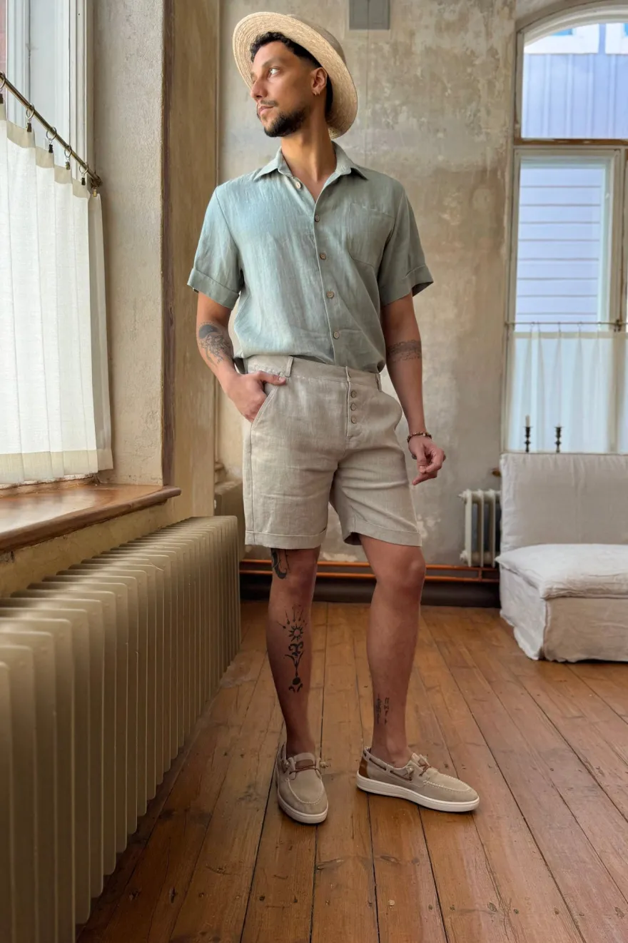 John pellavashortsit, natural
