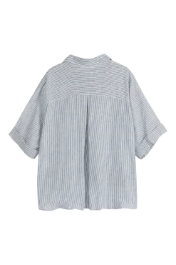 Junette pellavapaita, blue stripe