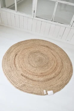 Juuttimatto pyöreä 160cm, natural