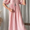 La Brisa puuvillamekko, pepper pink