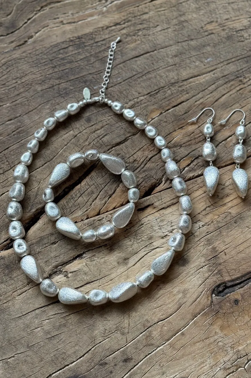 Leona rannekoru, silver