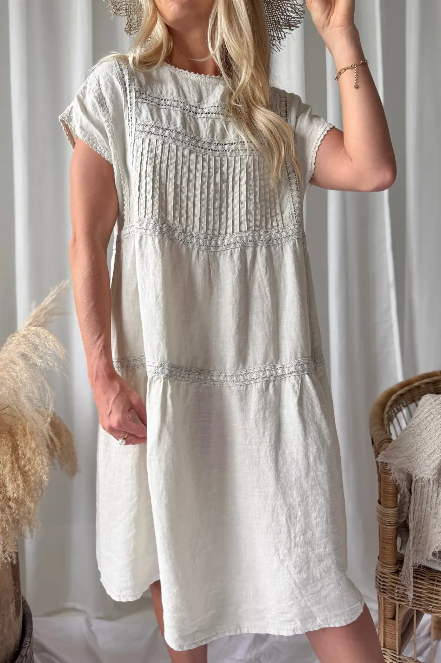 Liliana pellavamekko, hiekka