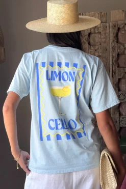 Limon Cello t-paita, vaaleansininen
