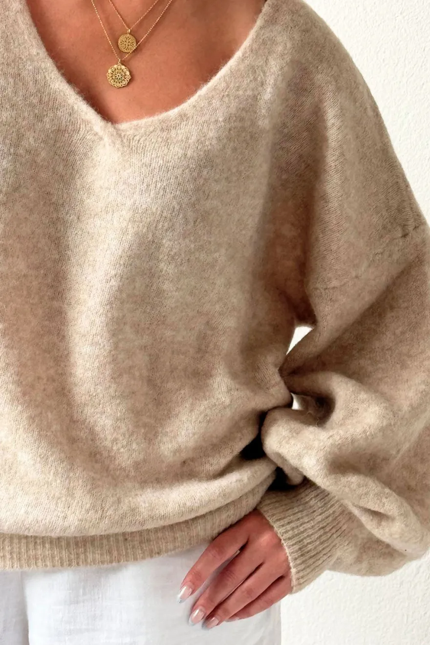 Lotta neule, beige