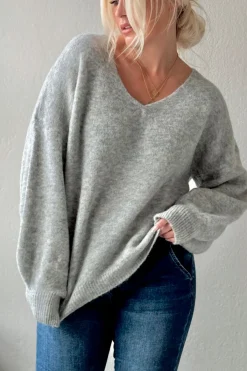 Lotta neule, pearl grey