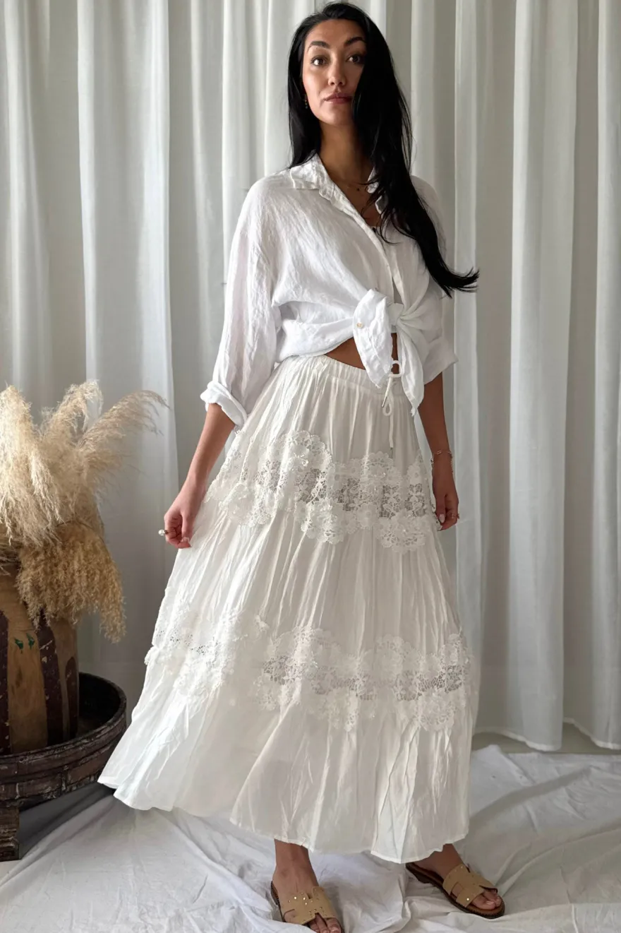 Lovely Lace hame, valkoinen