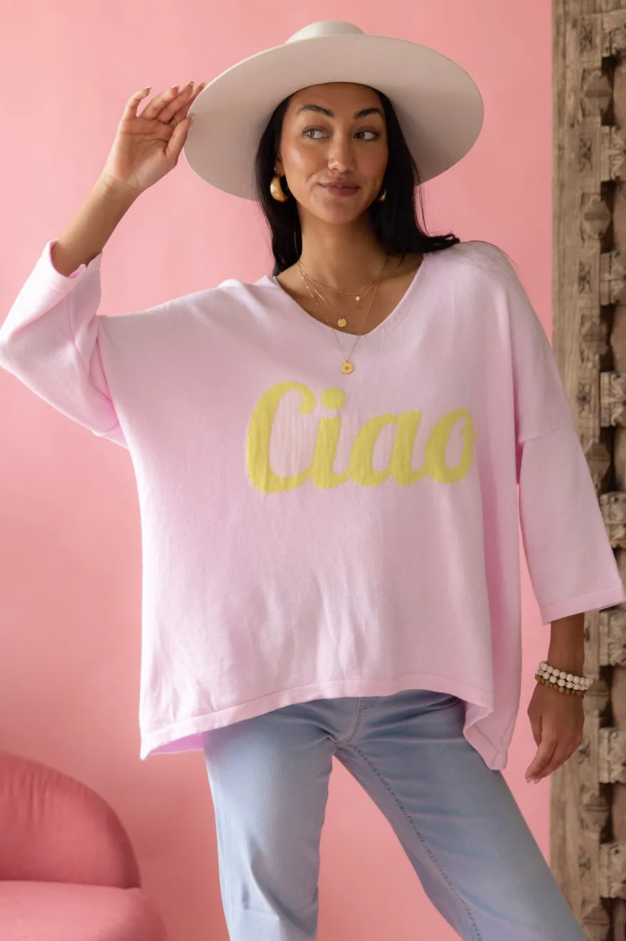 Message neule, CIAO light pink