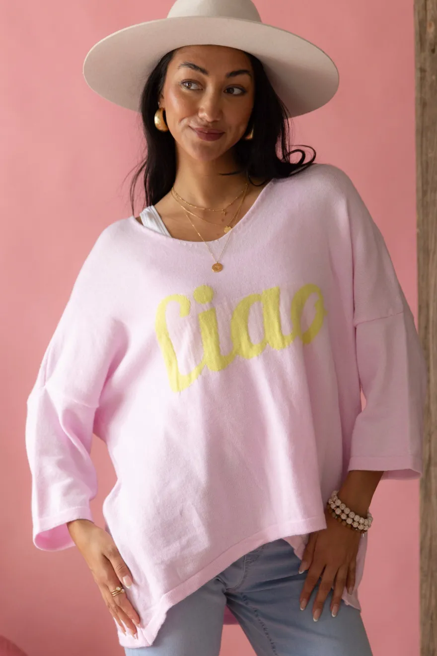 Message neule, CIAO light pink