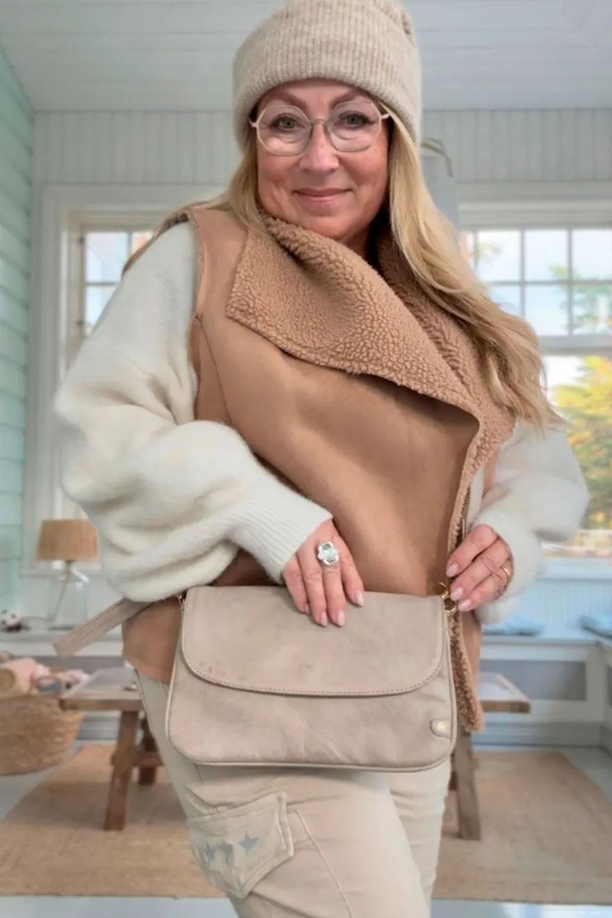 Mila olkalaukku, soft sand