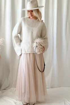Mira olkalaukku, off white
