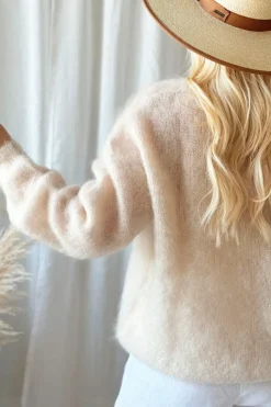 Mohair heaven neule, beige