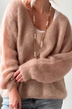 Mohair heaven neule, caramel