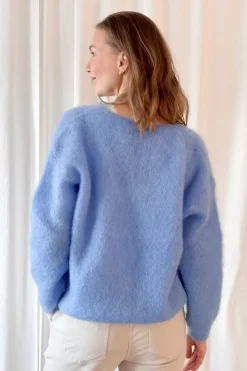 Mohair heaven neule, heavenly blue