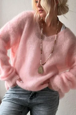 Mohair heaven neule, rose