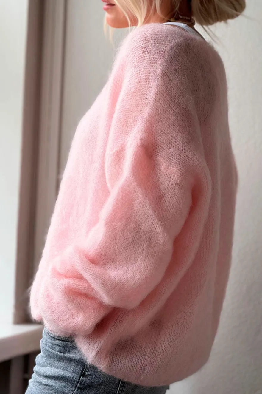 Mohair heaven neule, rose