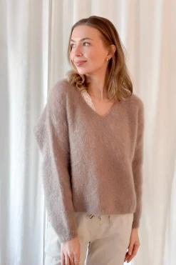 Mohair heaven neule, taupe