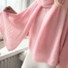 Nice mohairhuivi, rose