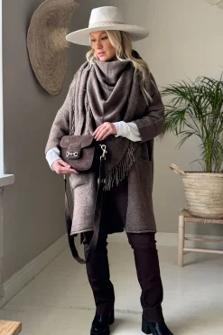 Nolan neulehuivi, taupe