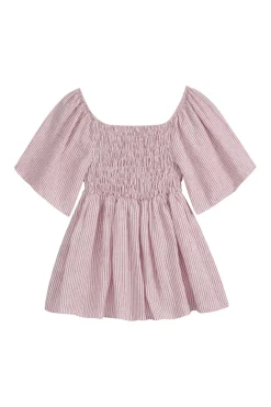 Oaklyn pellavapaita, pink stripe